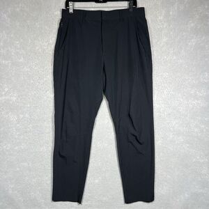 Fabletics Pants Mens 32x30 Black Performance Stretch Chino Golf Pants Classic